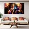 The Castle Decor Lord Ganesha Wall Painting Wooden Framed 27x48 Inch (Style 3)