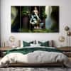 The Castle Decor Lord Ganesha Wall Painting Wooden Framed 27x48 Inch (Style 6)