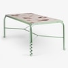 Dastoori Ceramic Tile Outdoor Dining Table in Beige Colour