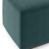Tetra Square Solid Wood Coffee Table With Seats In Danish Walnut Finish In Multicolour Fabric