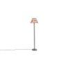 Dessa Multicolour Cotton Shade Floor Lamp