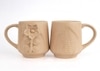 Beige Terra Bloom Modern Ceramic Mug Set