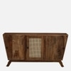 Tivaro Solid Wood  Side Board In Rustic Teak Finish