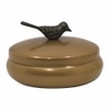 Metalsmith Metal Serveware Box Set of 4 with Tray Gold Finish