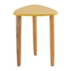 Metalsmith Solid Wood Side Table in Yellow Finish