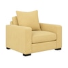 Lawson 1 Seater Sofa In Leatherette Cream Color
