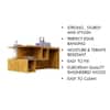 Hexa Engineered Wood Coffee Table With Storage In Giant Wood