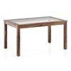 Floyd 6 Seater Dining Table Glass Top With Set Of 6 Zella Dining Chair