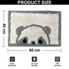 Luxe Home Canada Panda Bath Mat (40x60 cm) Grey