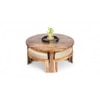 Nashville Sheesham Wood 4 Seater Coffee Table Set In Teak Finish