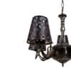 Devansh Solid Wood Electric Wall Light in Multi Colour with Multi Shade Count of 1 Light