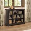 Mateo Solid Wood Bookshelf in Mahogany Finish