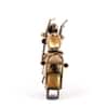 Desert Art Metal Handpainted Golden Bike Pen Stand