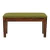 Arbor 4 Seater Dining Set with Olive Green Cushioned Bench