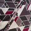Multicolor Geometric 400 TC Cotton Flat Queen Size Bedsheet With 2 Pillow Covers From Threads