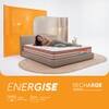 Propel Plus 3 Zoned NRG Layer Medium Firm Pocket Spring Mattress with Zero Motion Transfer & Euro Top (72 x 35 in, 8 Inches)