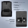 Veritas High Back Mesh Office Chair with Headrest in Black Colour