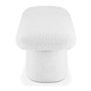 Cassy Boucle 2 Seater Modern Bench in white Color