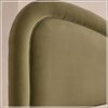 Elaris Curve Comfort King Size Bed Bed in velvet With Engineer Wood Frame & Hydraulic Storage