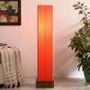 Cher Orange Cotton Shade Floor Lamp