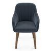 Rochelle Lounge Chair in Marengo Grey Velvet Colour