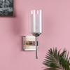 Eliante Modern Wall Lights Mild Steel & Glass Material Chrome, Brown & White Finish