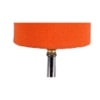 Brynlee Orange cotton & solid wood table lamp