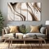 The Castle Decor Marble Abstract Art Wall Painting Wooden Framed  Painting 27x48 Inch Style 5