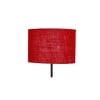 Estelle Maroon Cotton Shade Floor Lamp