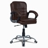 Veaoilaa Mid Back Executive Chair in Brown Colour
