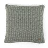 Kelly Knit Medium Grey Cushion Cover  16X16 Inches