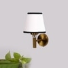 Devansh Metal Electric Wall Light in Gold Colour with Multi Shade Count of 1 Light