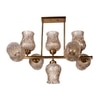 Devansh Gold Wall Mounted Lamp With Off-White Cotton Shade