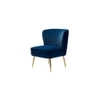 Fission Accent Chair in Navy Blue Colour
