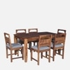 Tarragon 6 Seater Dining Set In Teak Finish