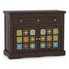 Azul Solid Wood Sideboard in Brushed Walnut Finish