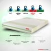 Tatva - Organic Cotton Fabric Latex Mattress (75 x 60 in, 6 Inches)