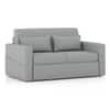 Camden 4 Feet Pull Out Sofa cum Bed In Grey Colour