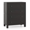 Walter Solid Wood Chest of Drawers in Mango Mahogany Finish