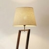 Bezalel Beige Jute Floor Lamp with Beige Jute Base