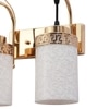 Eliante Modern Wall Lights Mild Steel & Glass Material Gold & White Finish