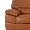 Hensley 3 Seater Leatherette Sole in Tan Brown Colour