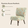 Grace Lounge Chair in Floral Colour