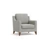 Abbey 1 Seater Fabric Sofa in Vapour Grey Colour