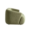 Zenliving Wood 3 Seater With Upholstery Non Storage Sofa In Green Colour