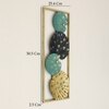 W-Stella Abstract Metal Wall Decor in Multicolor Set of 1