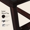 Botwin Rectangular Solid Wood Coffee Table In Mahogany Finish