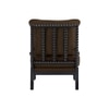 Luxe Boucle Fabric Lounge Chair in Brown Colour