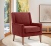 Leston Upholstered Fabric Arm Chair in Copper