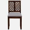Alaca Sheesham Wood Dining Chairs in Provincial Teak Finish Set of 2